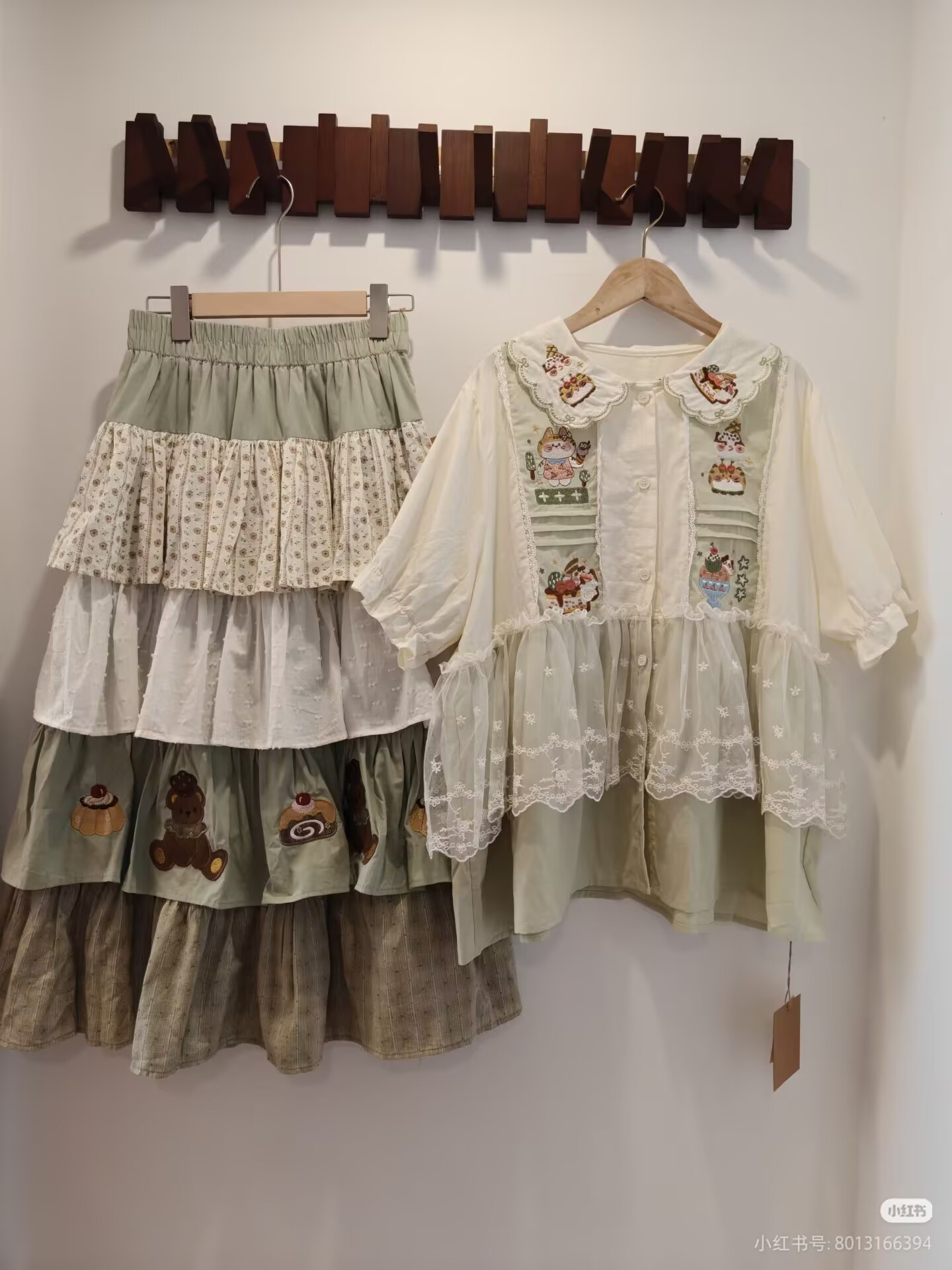 Mori Girl Retro Lolita Style S – обзор и цена Embroidery Men Shirt