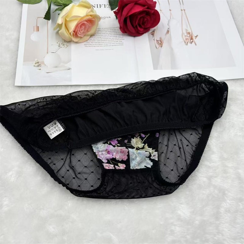 Man's Flower Embroidery Sexy P – обзор и цена Embroidery Underwear