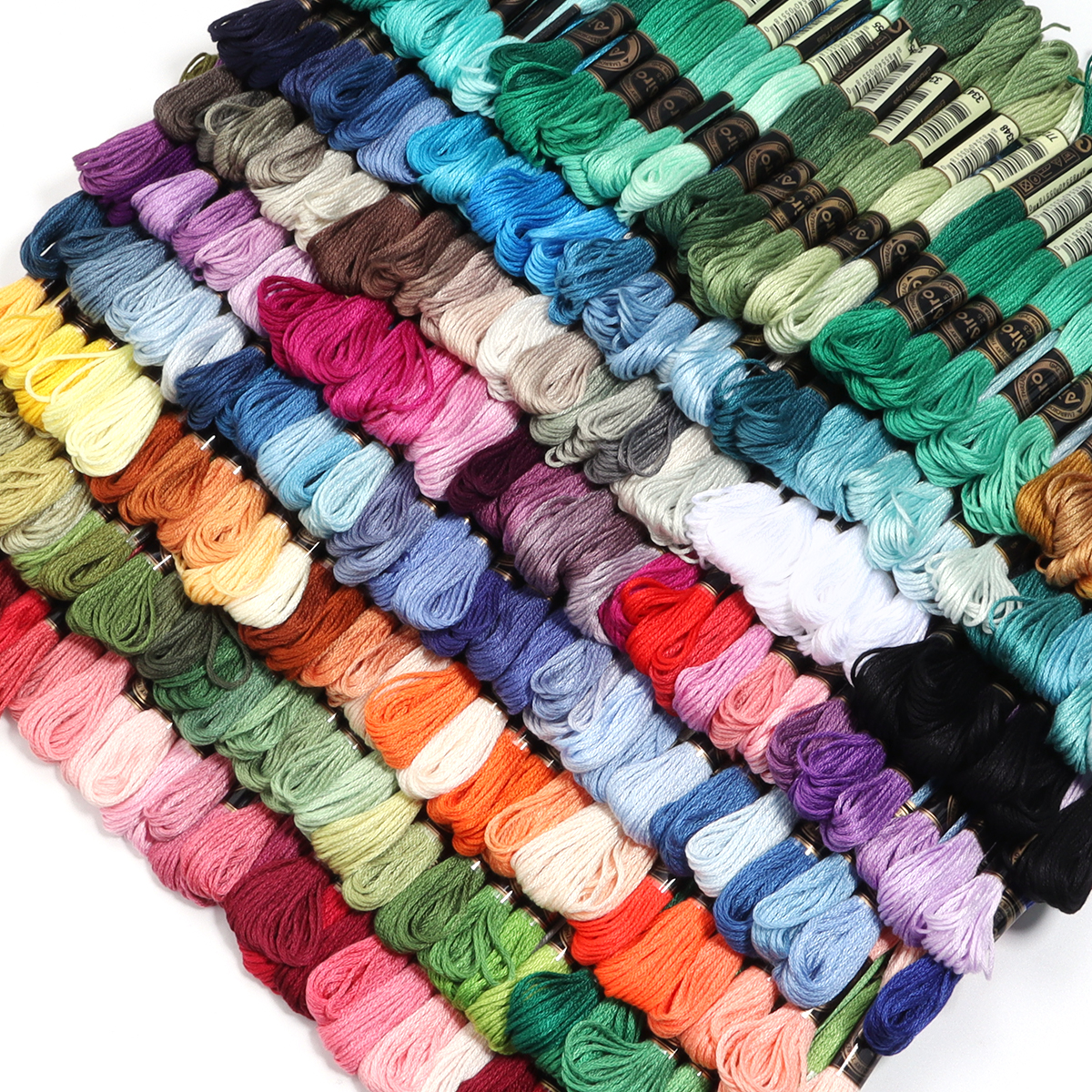 6Pcs/Lot Multicolor Polyester  – обзор и цена Embroidery Yarns