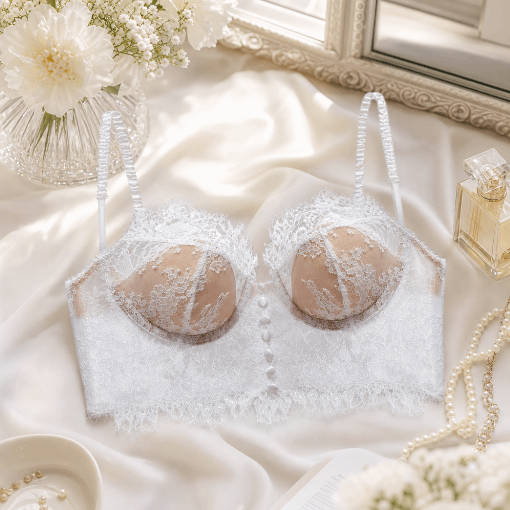 Flower Embroidery Lace Wireles – обзор и цена Embroidery Underwear