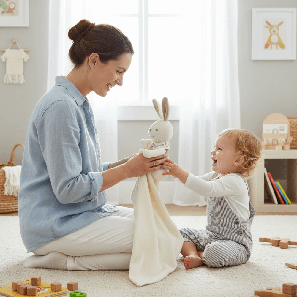 Square Shape Baby Rabbit Comfo – обзор и цена Embroidery Towel