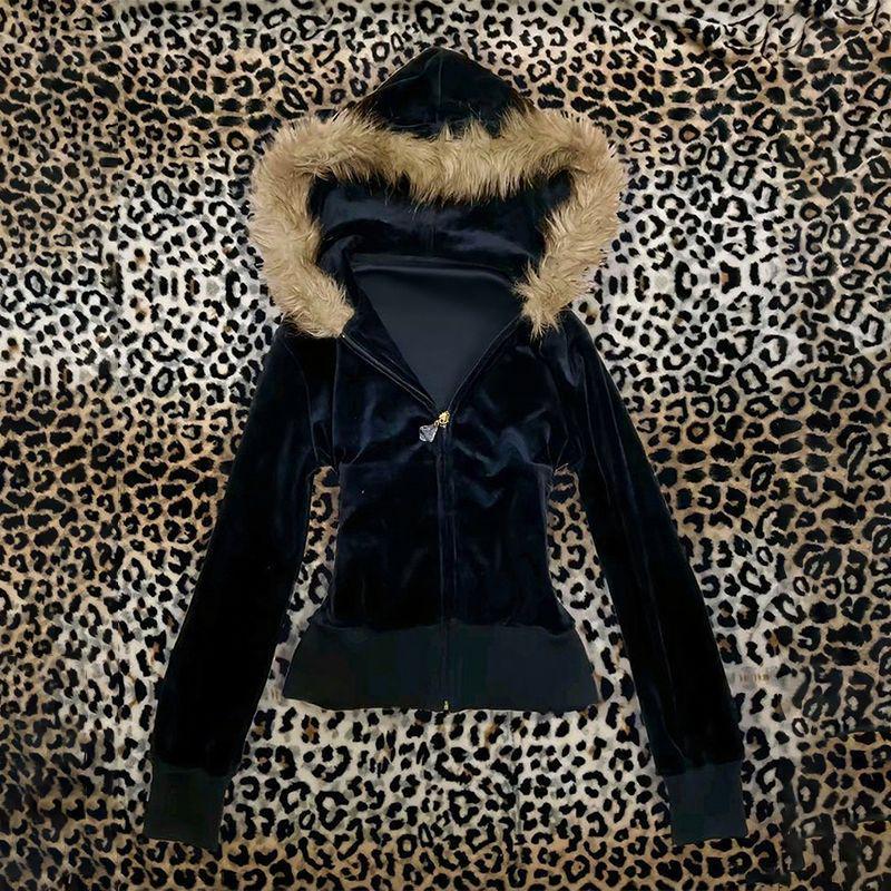 Hoodie Coat Women Punk Hooded  – обзор и цена Embroidery Zip Up Hoodie