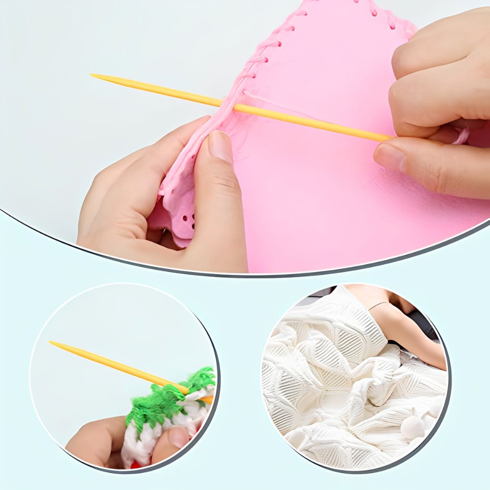 50pcs 7cm Random Color Blunt T – обзор и цена Embroidery Yarns