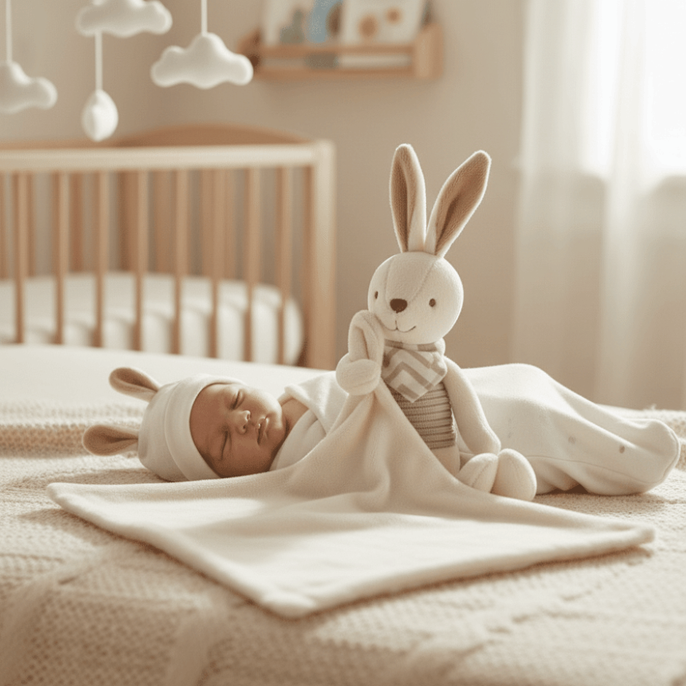 Square Shape Baby Rabbit Comfo – обзор и цена Embroidery Towel