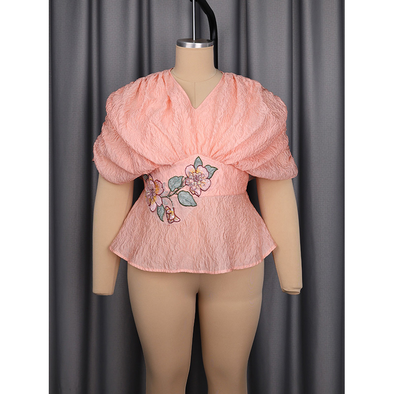 Slergiri Plus Size Floral Embr – обзор и цена Embroidery Shirt