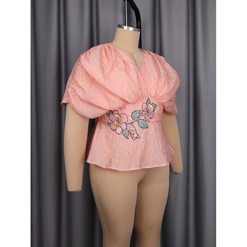 Slergiri Plus Size Floral Embr – обзор и цена Embroidery Shirt