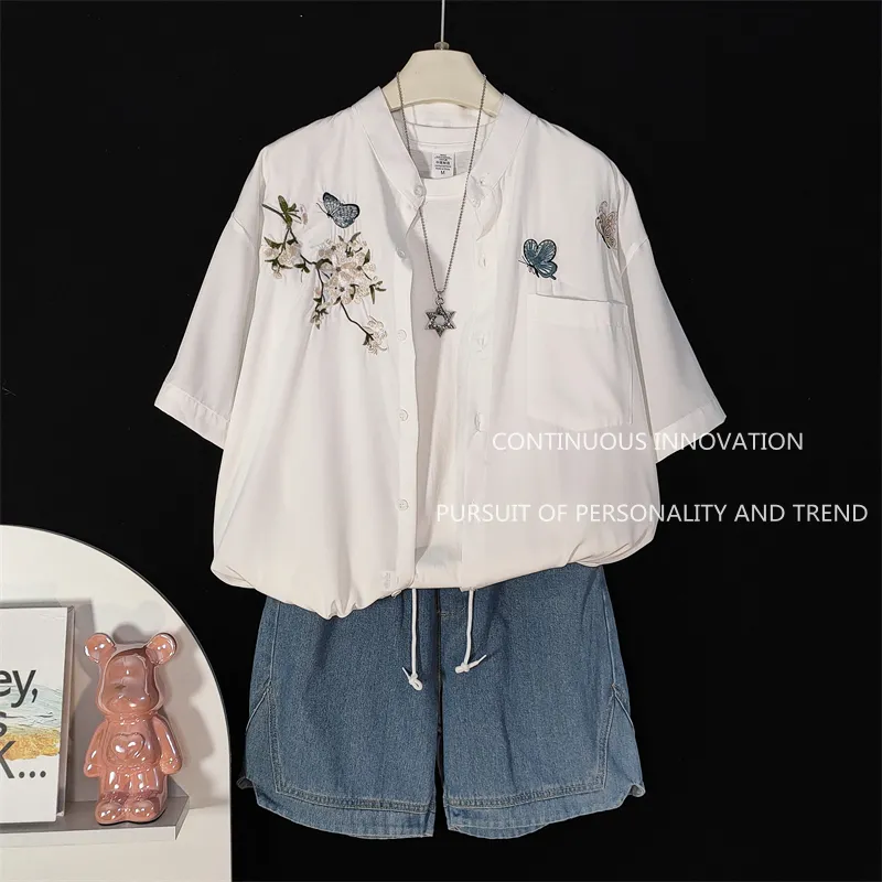 Men's 3 Piece Set Chinese Styl – обзор и цена Embroidery Shirt