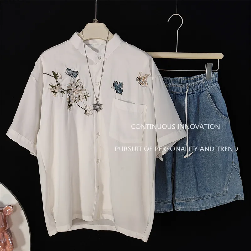 Men's 3 Piece Set Chinese Styl – обзор и цена Embroidery Shirt