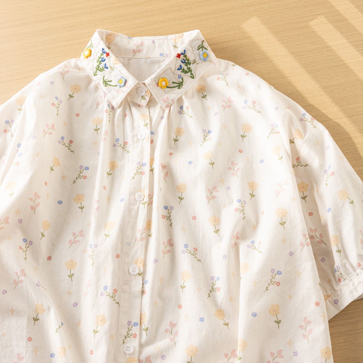 Clearance sale of summer flora – обзор и цена Embroidery Men Shirt