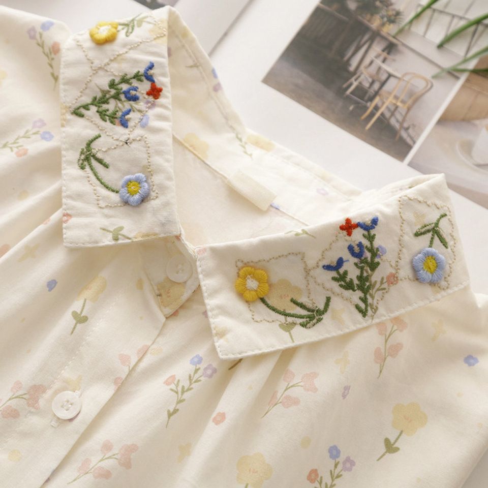 Clearance sale of summer flora – обзор и цена Embroidery Men Shirt