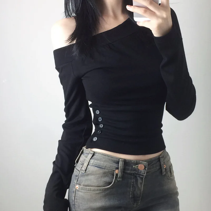 Y2K Vintage Pleated Button T-S – обзор и цена Embroidery Shirt
