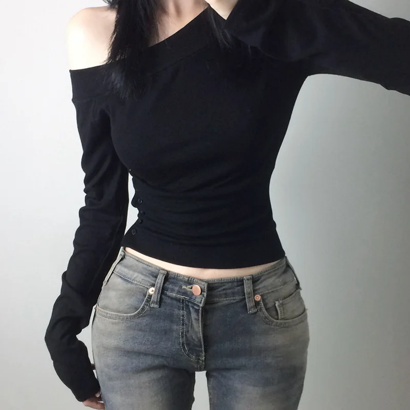Y2K Vintage Pleated Button T-S – обзор и цена Embroidery Shirt