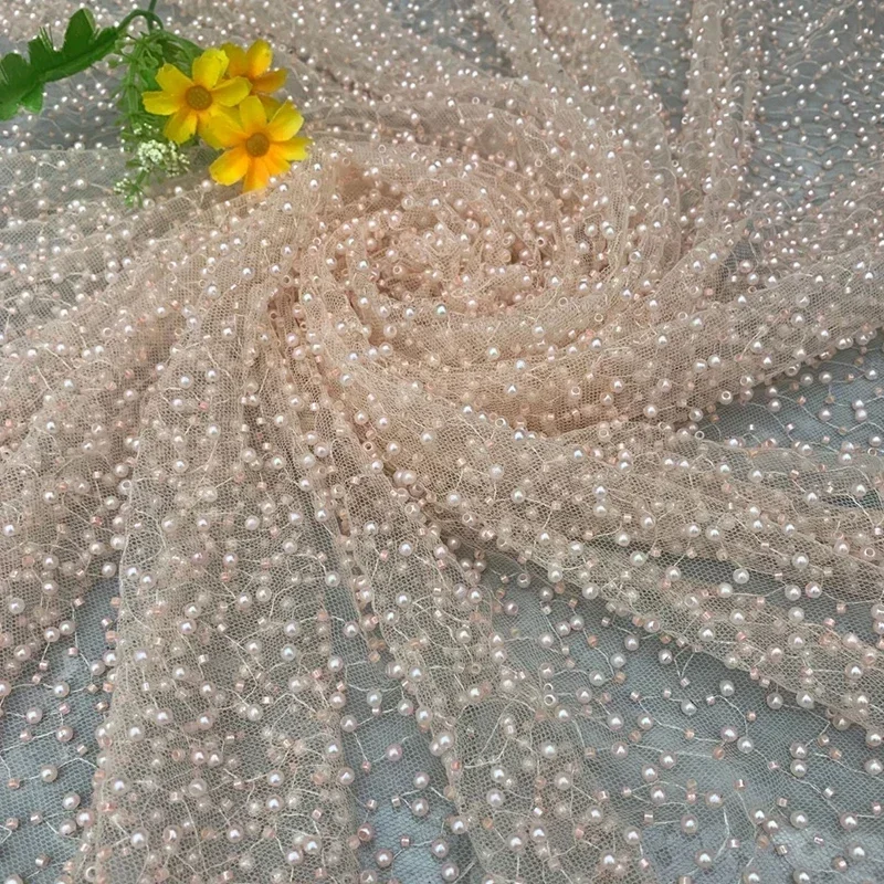 1yard Pearl Mesh Fabric Round  – обзор и цена Embroidery Youtube