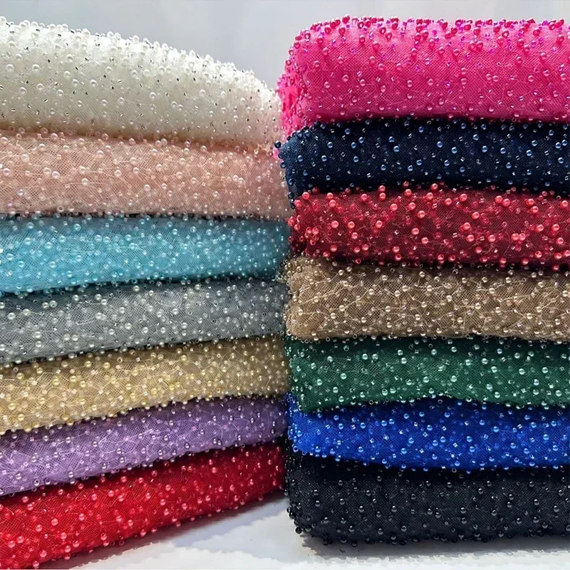 1yard Pearl Mesh Fabric Round  – обзор и цена Embroidery Youtube