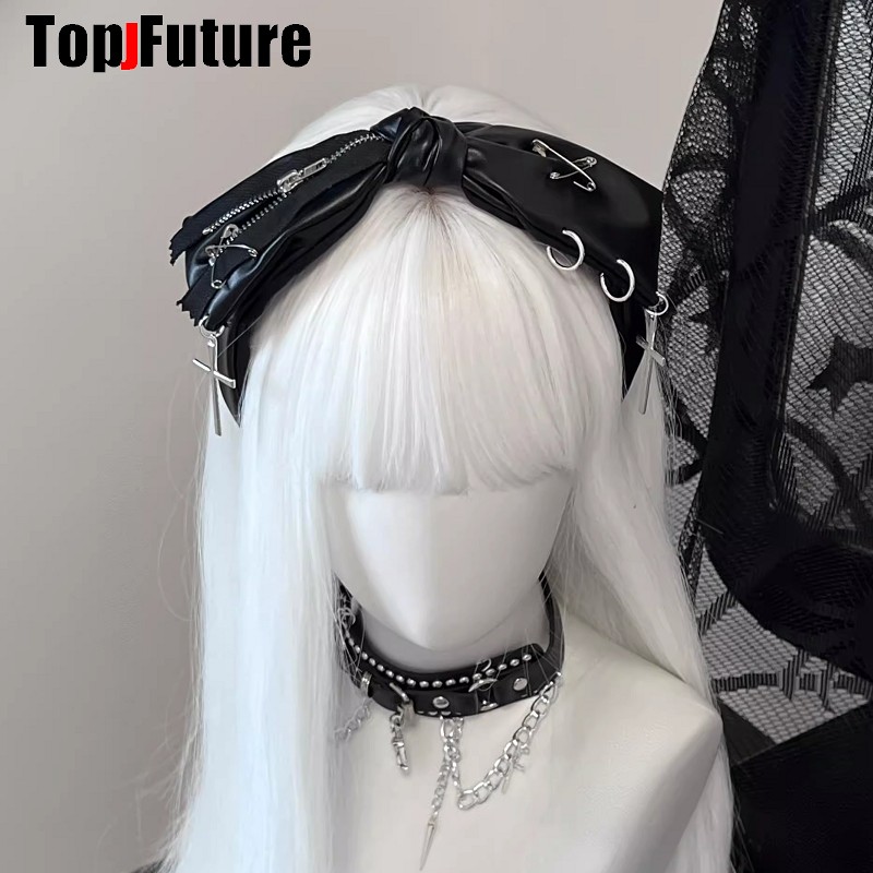Gothic Bow Leather Harajuku Pu – обзор и цена Embroidery Gothic