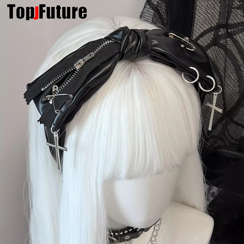 Gothic Bow Leather Harajuku Pu – обзор и цена Embroidery Gothic
