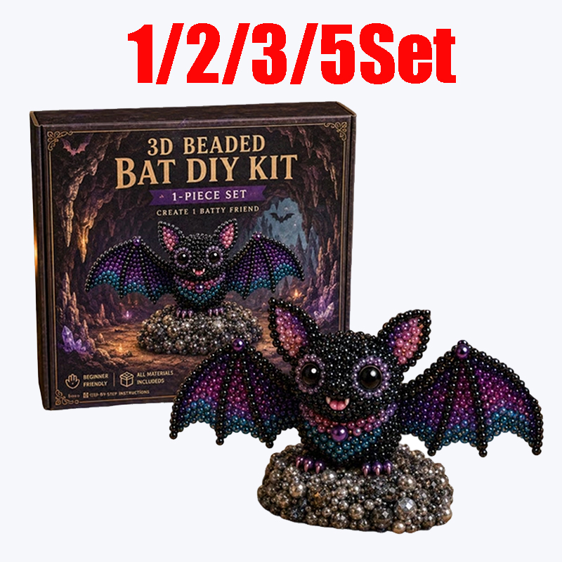 1/2/3/5Set 3D Beaded Bat Craft – обзор и цена Embroidery Youtube
