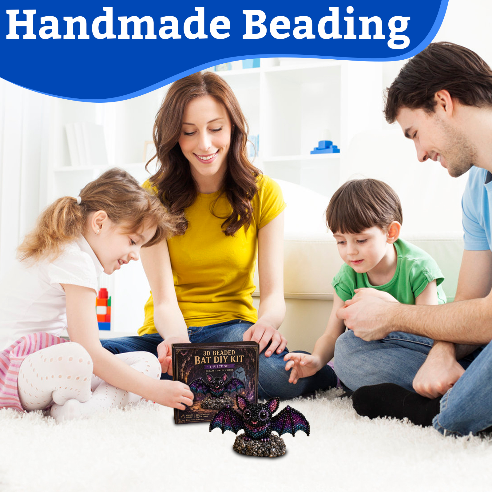 1/2/3/5Set 3D Beaded Bat Craft – обзор и цена Embroidery Youtube