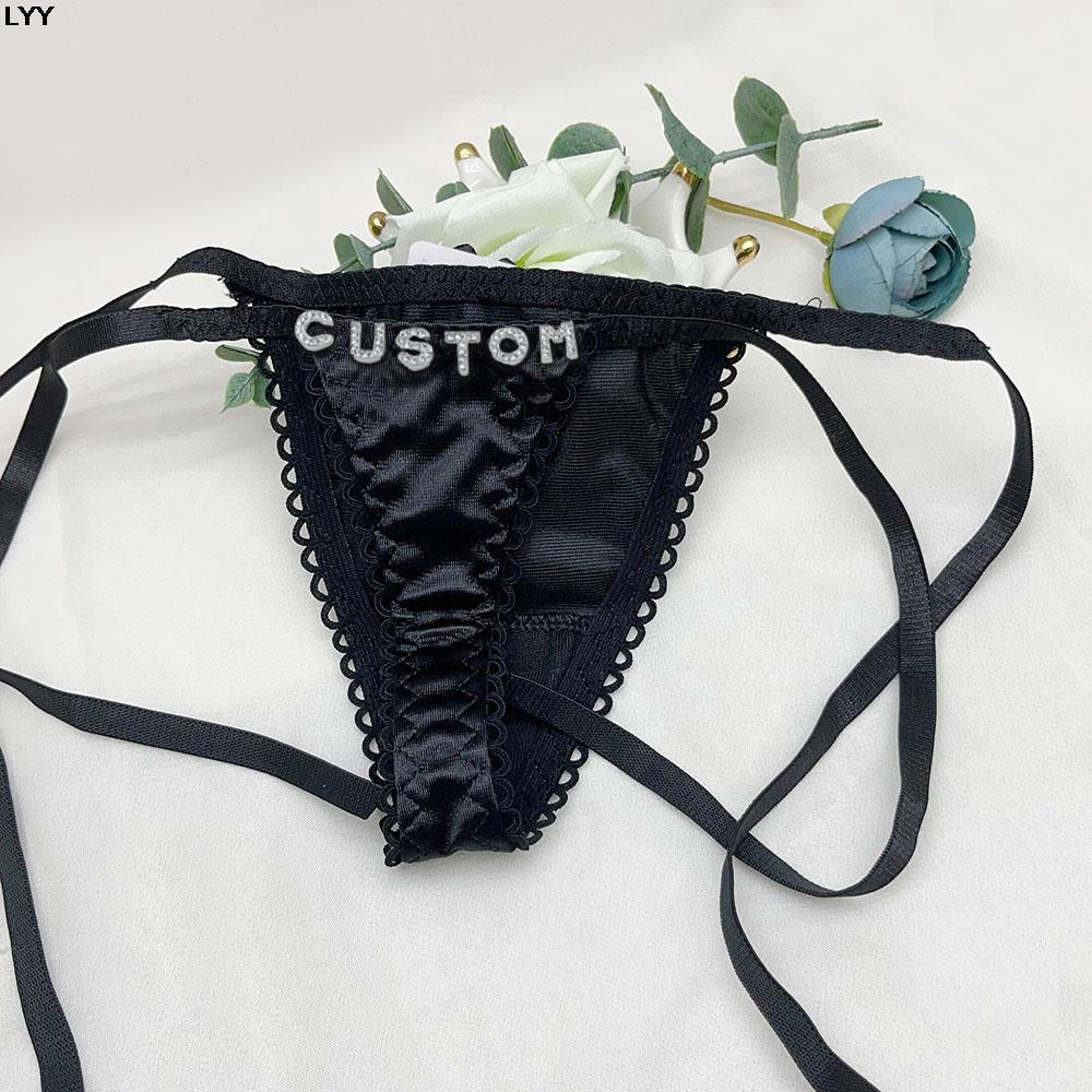 Custom Name Thongs Triangle Br – обзор и цена Embroidery Underwear