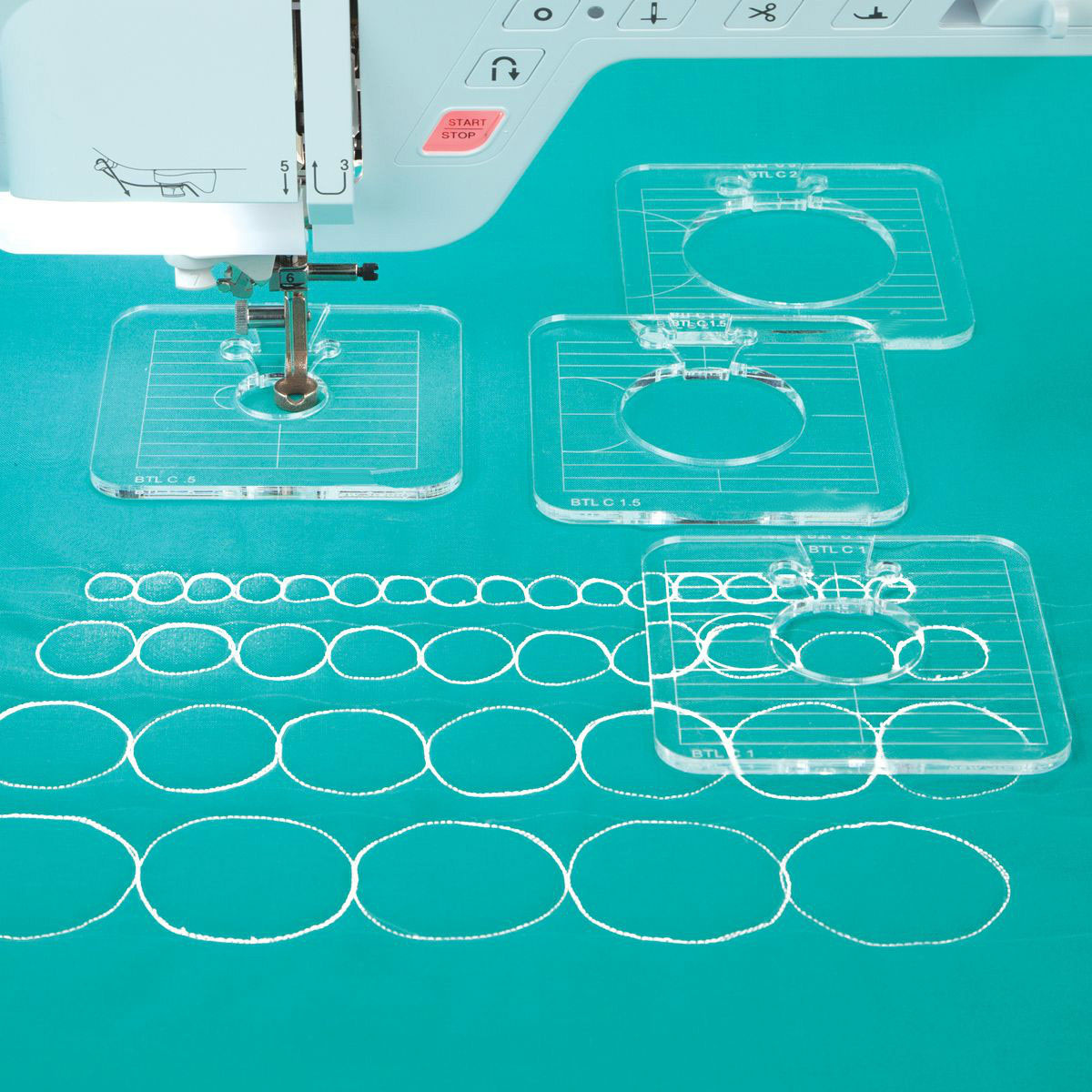 5Pcs Quilting Templates for Lo – обзор и цена Embroidery Zig Zag Stitch