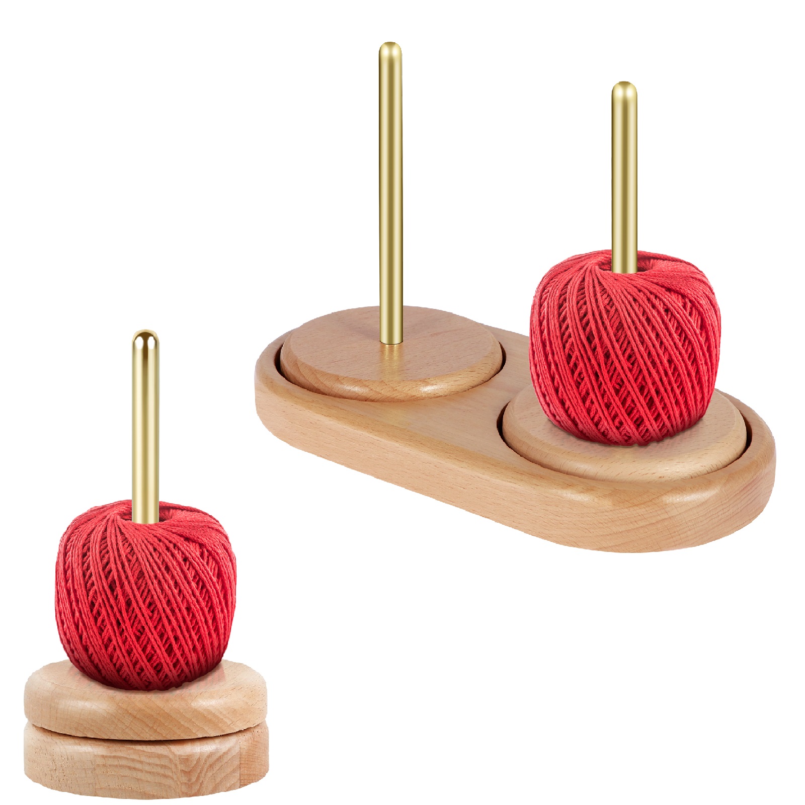 Yarn Ball Holder Rotatable Woo – обзор и цена Embroidery Yarns