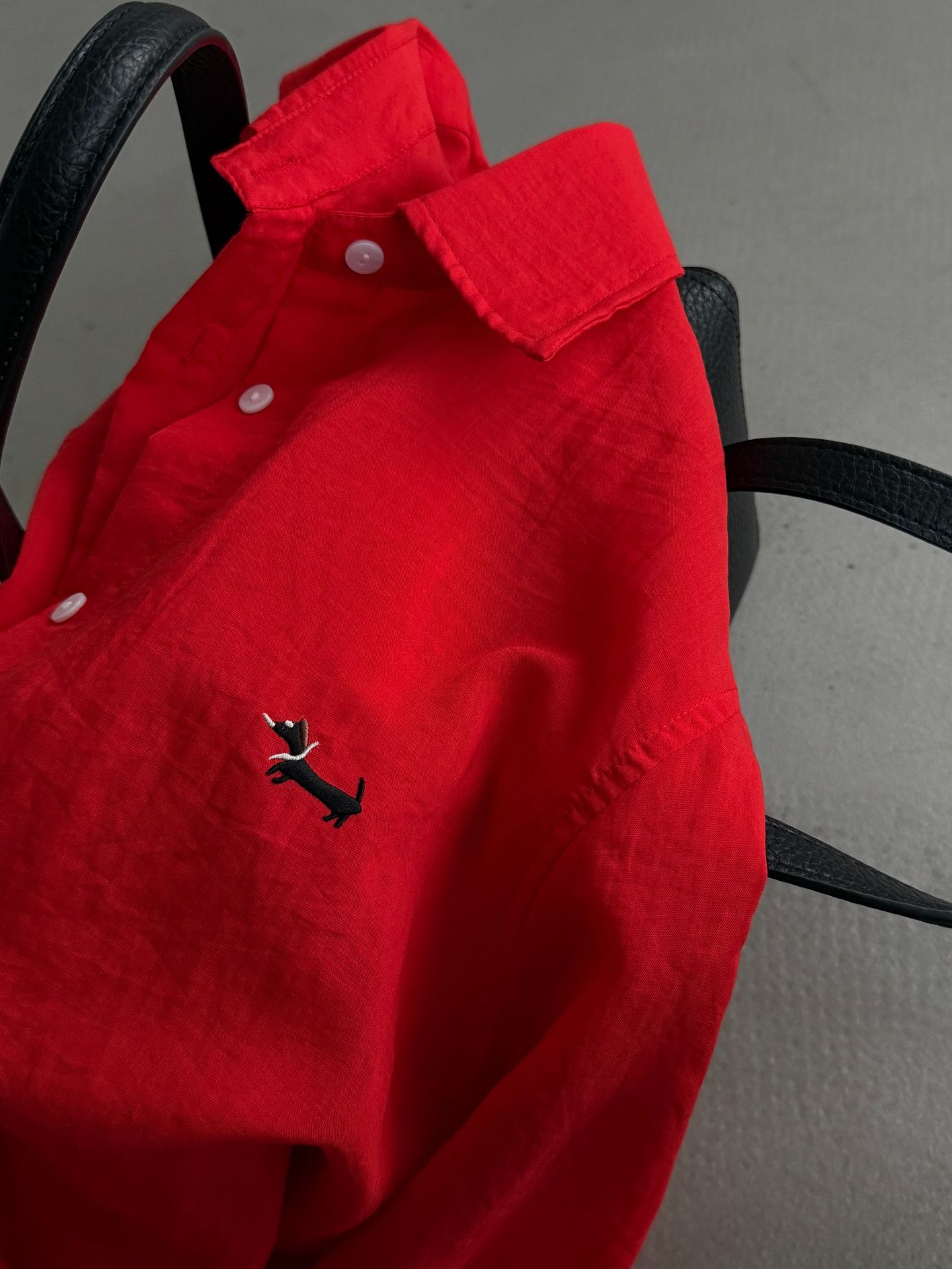 Embroidered Puppy Lightweight  – обзор и цена Embroidery Men Shirt